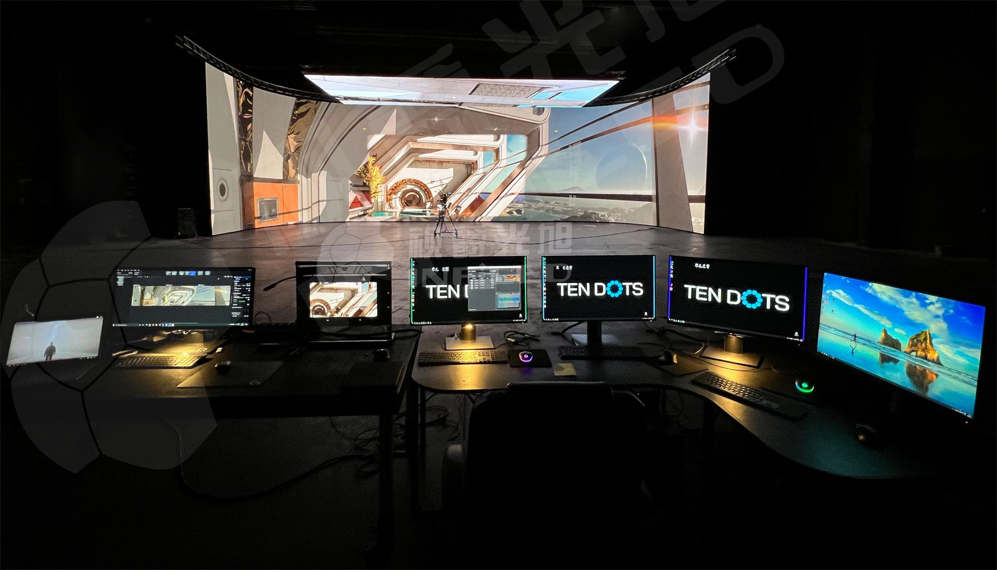 8868体育官方平台xR虚拟拍摄LED显示屏精彩案例TenDots虚拟制片工作室